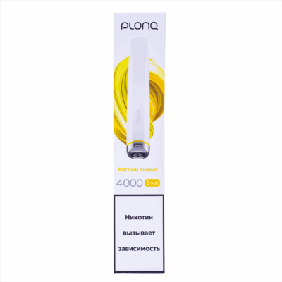 PLONQ PLUS PRO Кислый Ананас (4000 затяжек)