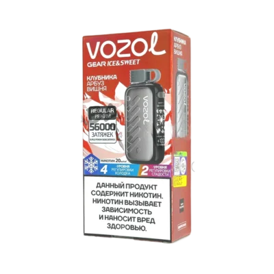 VOZOL GEAR Ice & Sweet Клубника Арбуз Вишня (56000 затяжек)