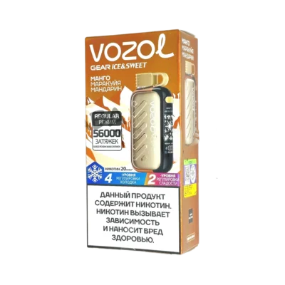 VOZOL GEAR Ice & Sweet Манго Маракуйя Мандарин (56000 затяжек)