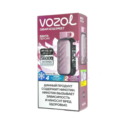 VOZOL GEAR Ice & Sweet Фанта Персик (56000 затяжек)