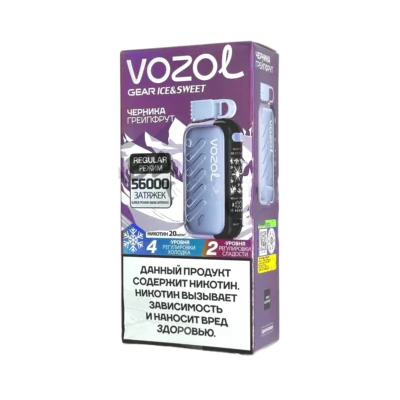 VOZOL GEAR Ice & Sweet Черника Грейпфрут (56000 затяжек)