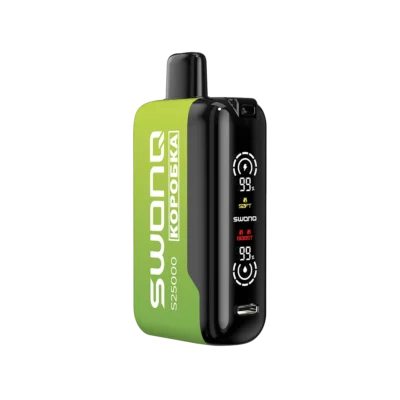 Swonq x Коробка S25000 Apple Strawberry Peach (Яблоко Клубника Персик) (25000 затяжек)