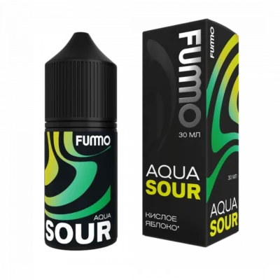 Жидкость Fummo Aqua SOUR Кислое Яблоко 20мг 30мл