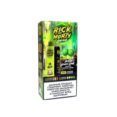 Rick and Morty Bad Acid Скитлс Лимон и Лайм (30000 затяжек)